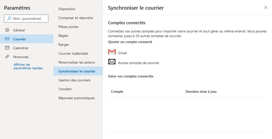 Configuration de votre email chez Hotmail - Mise Sur Orbite