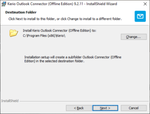 Kerio outlook connector автономный режим