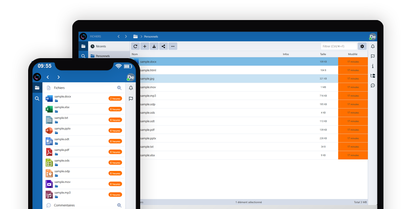 Mise sur orbite application